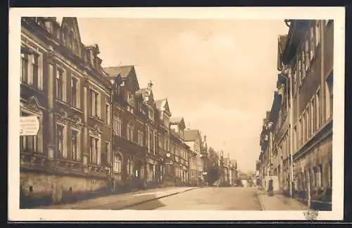 AK Neustadt bei Coburg, Ernststrasse mit Geschäft von Albert Förster