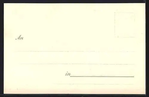 Lithographie München, G. Strebl`s Automat-Hotel-Cafe-Restaurant, Bayerstrasse 13