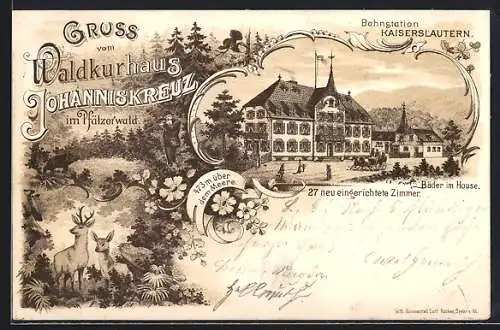 Lithographie Kaiserslautern, Waldkurhaus Johanniskreuz