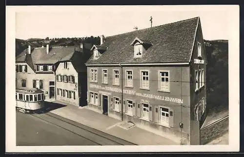 AK Heidelberg-Schlierbach, Gasthaus zum Schwarzen Schiff