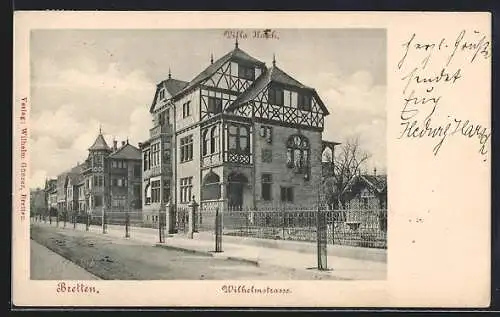 AK Bretten, Villa Hasch in der Wilhelmstrasse