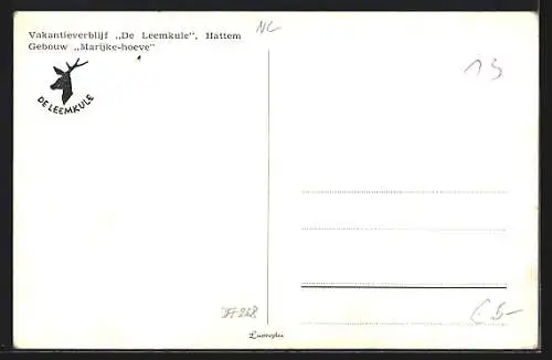 AK Hattem, Vakantieverblijf De Leemkule, Gebouw Marijke-hoeve