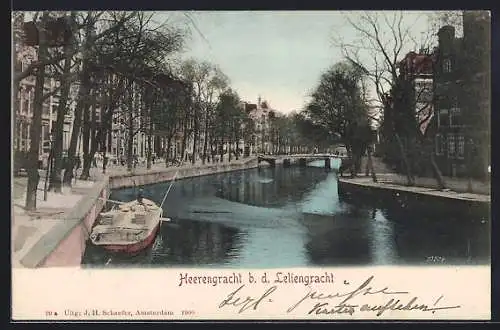 AK Amsterdam, Heerengracht, Partie b.d. Leliengracht