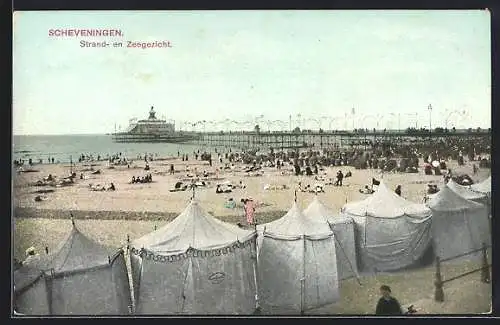 AK Scheveningen, Strand- en Zeegezicht