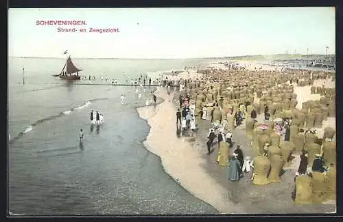 AK Scheveningen, Strand- en Zeegezicht