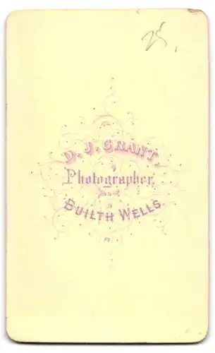 Fotografie D.J. Grant, Builth Wells, Porträt eines jungen Mannes