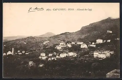 AK Pino /Cap Corse, Circuit du Cap, Panorama