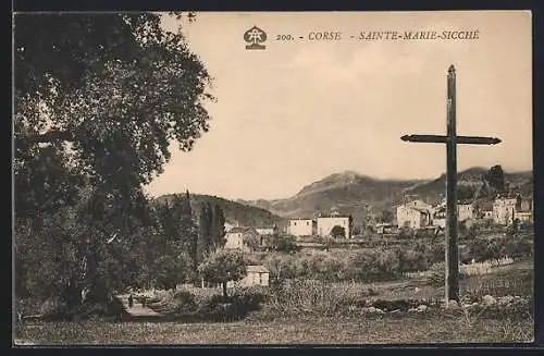 AK Sainte-Marie-Sicché /Corse, Panorama