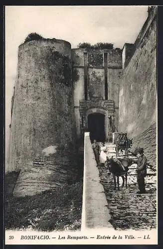 AK Bonifacio, Les Remparts, Entrée de la Ville