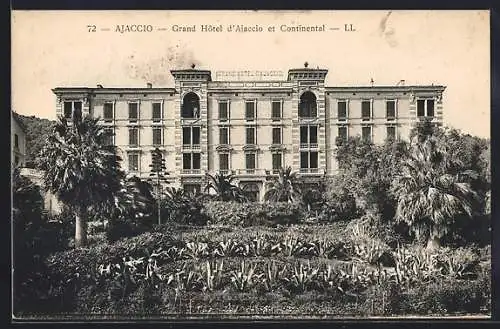 AK Ajaccio /Corse, Grand Hotel d`Ajaccio et Continental