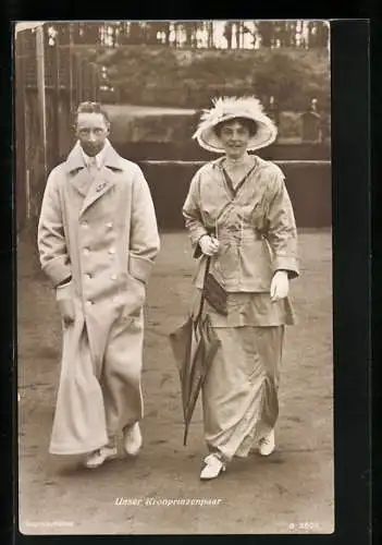 AK Unser Kronprinzenpaar, Kronprinz Wilhelm von Preussen mit Gattin Cecilie