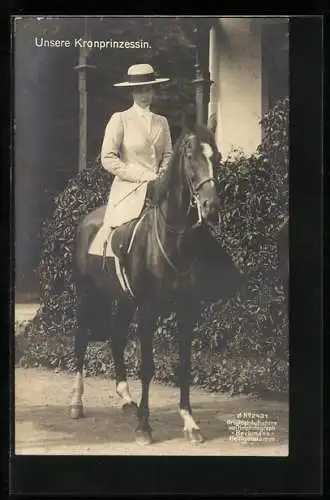 AK Kronprinzessin Cecilie