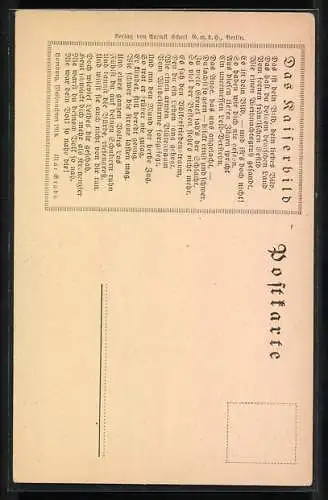 AK Kaiser Wilhelm II. im Felde mit Mantel