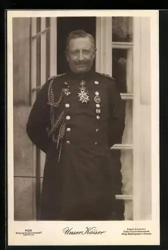 AK Kaiser Wilhelm II. mit Orden