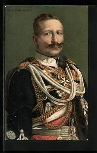 AK Kaiser Wilhelm II. in Uniform