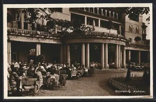 AK Glücksburg, Blick aufs Kurhaus