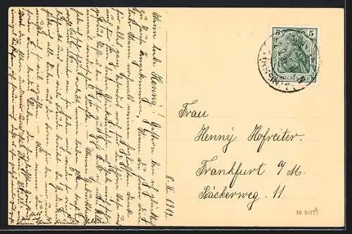 AK Bad Honnef a. Rhein, Ortsansicht aus der Vogelschau