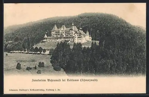 AK Todtmoos /Schwarzwald, Sanatorium Wehrawald