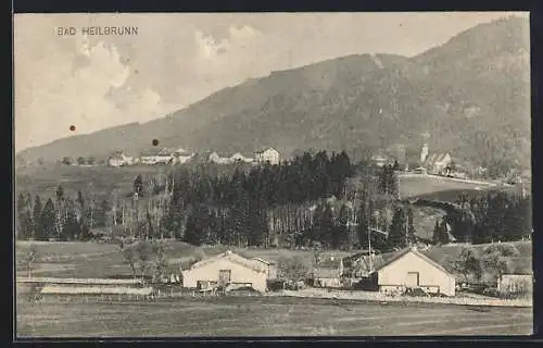 AK Bad Heilbrunn, Blick auf den Ort