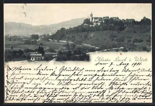 AK Lorch i. Württ., Blick aufs Kloster