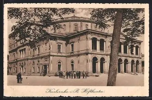 AK Karlsruhe i. B., Das Hoftheater