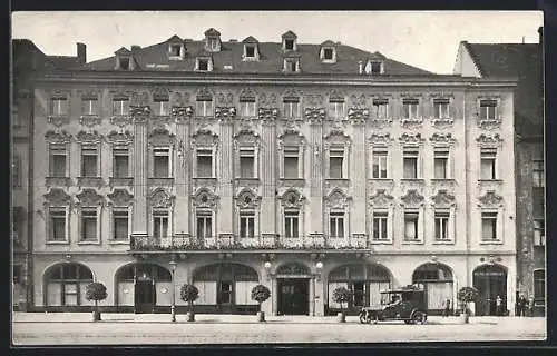 AK Augsburg, Hotel Drei Mohren, Aussenansicht