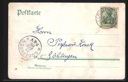 AK Ulm / Donau, Ortsansicht von Norden