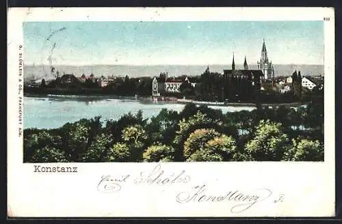 AK Konstanz, Blick auf die Stadt