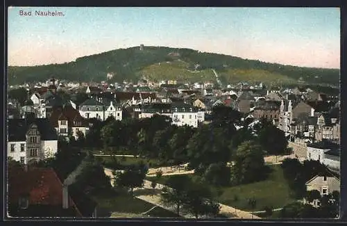 AK Bad Nauheim, Teilansicht mit Strassenpartie