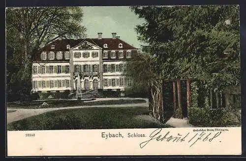 AK Eybach, Ansicht vom Schloss