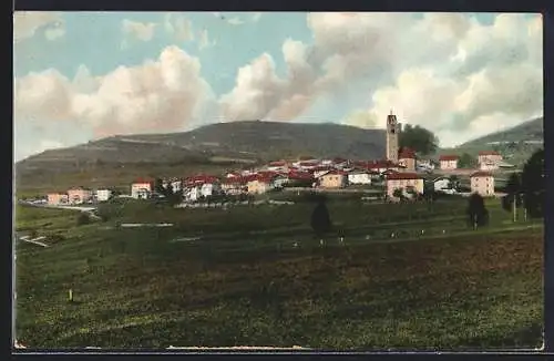 AK Carano /Val di Fiemme, Ortsansicht mit Umgebung