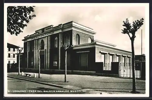 AK Legnano, Casa del Balilla Arnaldo Mussolini