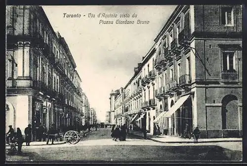 AK Taranto, Via d`Aquinio presa da Piazza Giordano Bruno