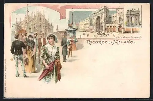 Lithographie Milano, Galleria Vittorio Emanuele