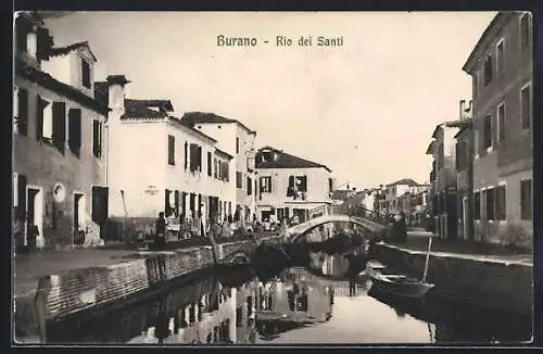 AK Burano, Rio dei Santi