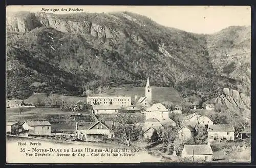 AK Laus, Notre-Dame de Laus, Vue Générale, Avenue de Gap, Côté de La Bâtie-Neuve