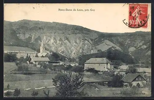 AK Notre-Dame du Laus, Ortsansicht aus der Vogelschau