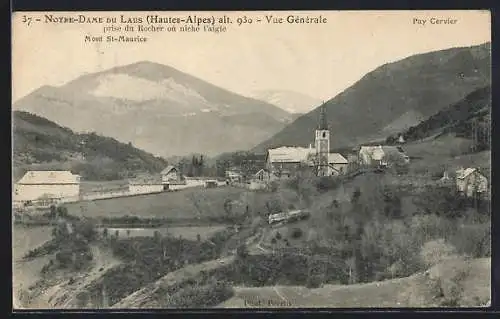 AK Notre-Dame-du-Laus, Vue generale prise du Rocher ou niche l`Aigle