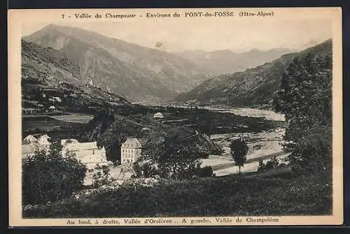 AK Pont-du-Fossé /Htes Alpes, Vallée du Champsaur