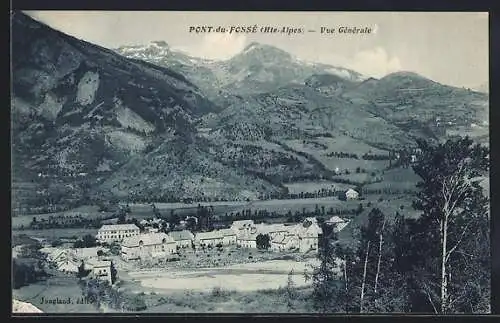 AK Pont-du-Fossé /Hte-Alpes, Vue Générale