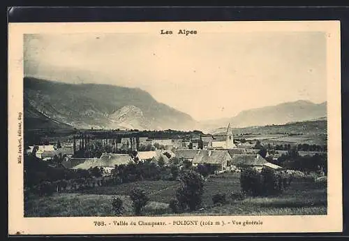 AK Poligny /Champsaur, Vue générale