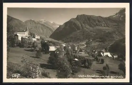 AK Orcières, Vue générale