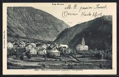 AK Prapic-d`Orcieres, Vue generale, Les Alpes