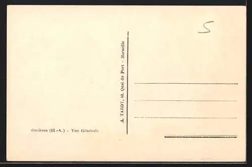 AK Orcières, Vue Générale