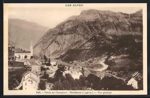 AK Orcières /Champsaur, Vue générale