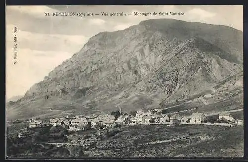 AK Remollon, Vue générale, Montagne de Saint-Maurice