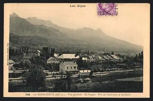 AK La Batie-Neuve, Vue générale, le Sappey, Pics de Chabrières et de Piolit