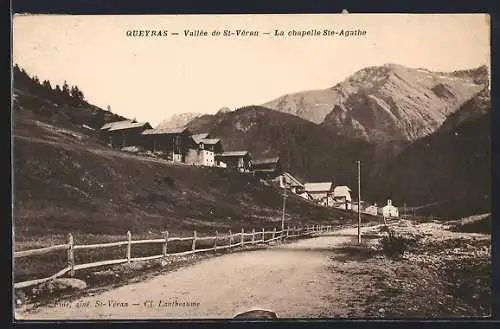 AK Queyras /Vallée de St-Véran, La chapelle Ste-Agathe