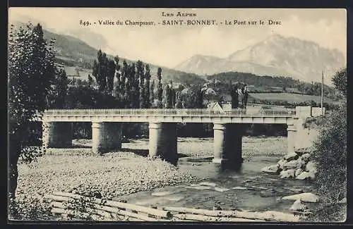 AK Saint-Bonnet, Le Pont sur le Drac