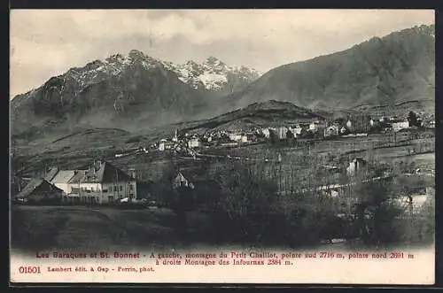 AK St. Bonnet, Vue générale, Petit Chaillot, Montagne des Infournas